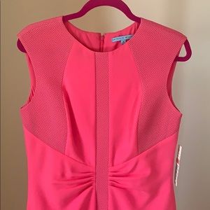 NWT Antonio Melani Pink Dress w/ Mesh - US 8
